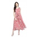 Synthetic a-line Dress - PINK
