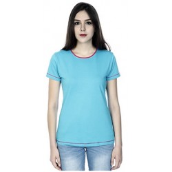 women's t-shirts - AQUA BLUE