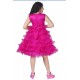 Girls Midi/Knee Length Party Dress - Pink