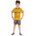 Boys Party T-shirt, Pant  (Yellow)