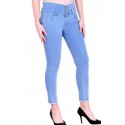 Skinny Women Black Jeans - Light Blue