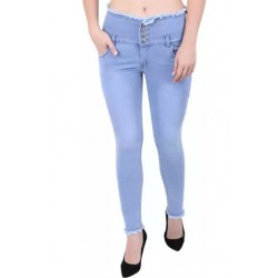Skinny Women Black Jeans - DARK BLUE