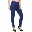 Skinny Women Jeans - DARK BLUE