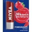 Nivea Pomegranate Shine Lip Balm, - For All  4.8g