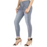 Luxsis Skinny Women Grey Jeans