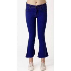 Boot-Leg Women Blue Jeans