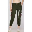 Jogger Fit Women Green Jeans