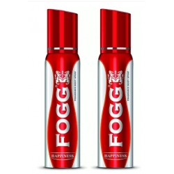 Fogg Happiness Body Spray  - For All  (240 ml, Pack of 2)