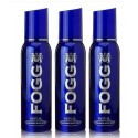 FOGG ROYAL BLUE Body Spray - For All  (360 ml, Pack of 3)