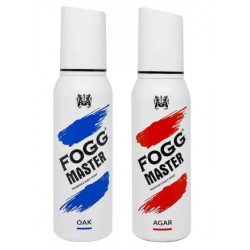 Fogg Master Agar Oak Body Spray - 240 ml, Pack of 2)