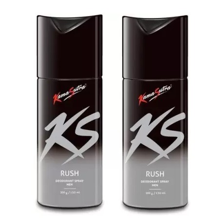 KamaSutra Rush  Deodorant Spray For Men  (300 ml, Pack of 2)