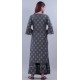 Women Kurta and Sharara Set Rayon - BROWN