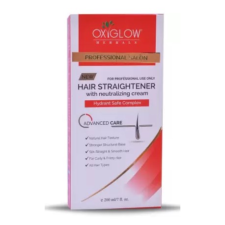 OXYGLOW Hair Straightener Cream - 200ml