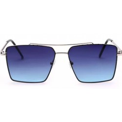 UV Protection Retro Square Sunglasses (Free Size)  (For Men, Blue)