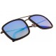 UV Protection, Mirrored Wayfarer, Retro Square Sunglasses (57)  (For Men & Women, Grey, Black)