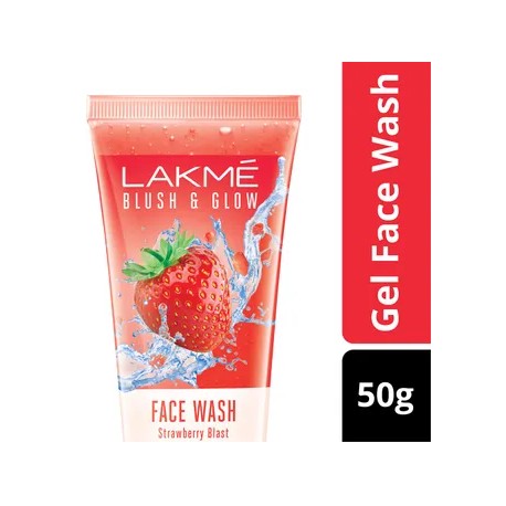Lakme Blush & Glow Strawberry Blast Face Wash 100g