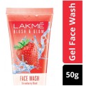 Lakme Face Wash - Strawberry Blast, 100g
