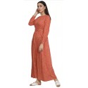 Women Maxi Orange Dress