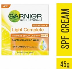 Garnier Skin Naturals Light Complete Serum Cream SPF 19  (45 g)