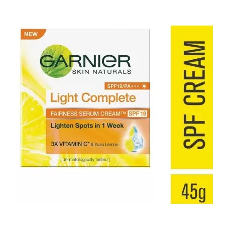 Garnier Skin Naturals Light Complete Serum Cream SPF 19  (45 g)