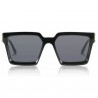 UV Protection Rectangular Sunglasses - Black