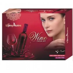 Lifesy Nutra Glow Red Wine Facial Kit, 250g