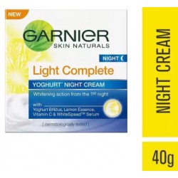 Garnier Light Complete Night Face Cream for Fairness  (40 g)