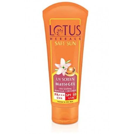 Lotus Herbals Sun Block Breezy Berry Pa+ Uva|Spf 20 Uvb Cream 100 g