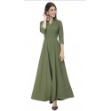 Women Maxi Dress - GREEN