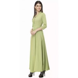 Women Maxi Light Green Dress