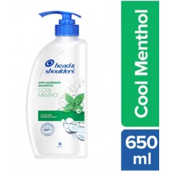 Head & Shoulders Cool Menthol Shampoo  (650 ml)