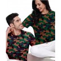 Military Camouflage Couple T-Shirt - 2PC.