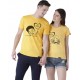 Couple Round Neck Red T-Shirt