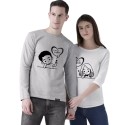 Couple Round Neck Multicolor T-Shirt