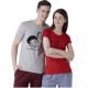 Couple Round Neck Red T-Shirt