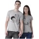 Couple Round Neck Red T-Shirt