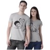 Couple Round Neck Red T-Shirt