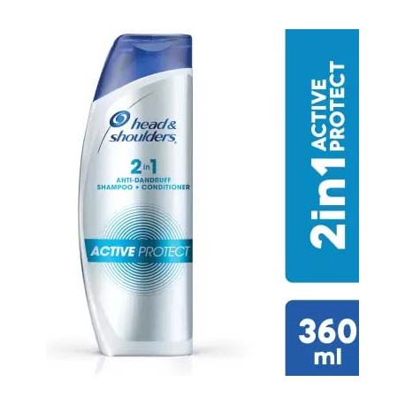 Head & Shoulders 2-in-1 Active Protect Shampoo  (360 ml)