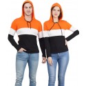 Couple Hooded Neck Multicolor T-Shirt