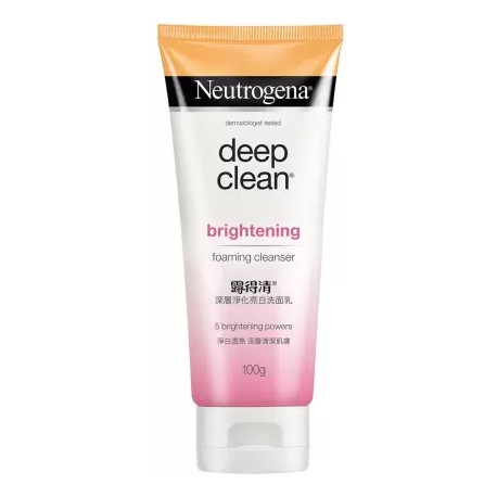 Neutrogena Deep Clean Brightening Foaming Cleanser Face Wash  100 g