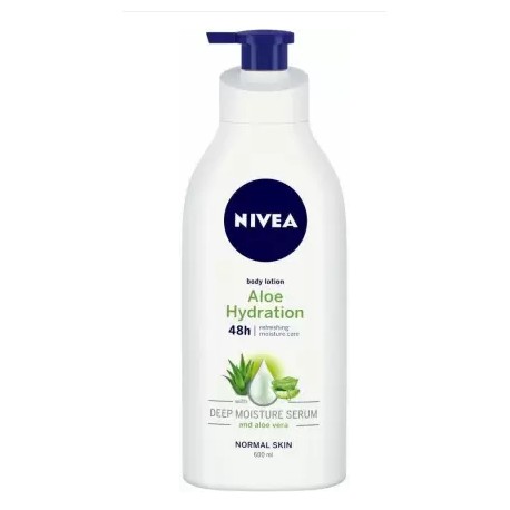 NIVEA Body Lotion, Aloe Hydration, 600ML