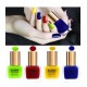 BLUSHIS Gel Shine Nail Color Red,Corn yellow,Blue ,lime  (Pack of 4)