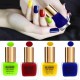 BLUSHIS Gel Shine Nail Color Red, Candy, Blue, Orange, Lime, Black (Pack of 6)