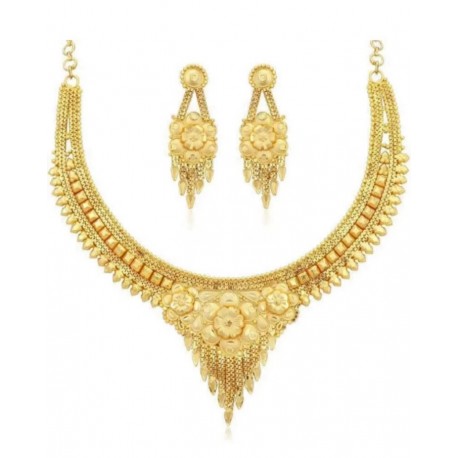 Gold Plated Jewel Set Gold