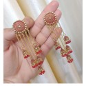 Party Wear jhumka - Red