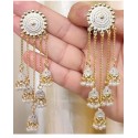 Party Wear jhumka - White