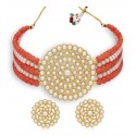 Alloy Gold Plated Necklace Set