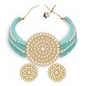 Alloy Gold Plated Necklace Set