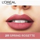L'Oreal Paris Color Riche Moist Matte Lipstick, 211 Spring Rosette, 3.7g