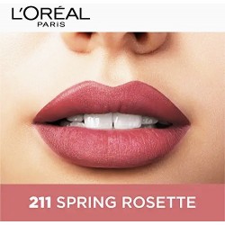 L'Oreal Lipstick, Spring Rosette - 211, 3.7g